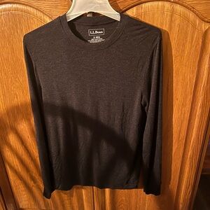 L.L. Bean Men’s Charcoal Long Sleeve Tee
